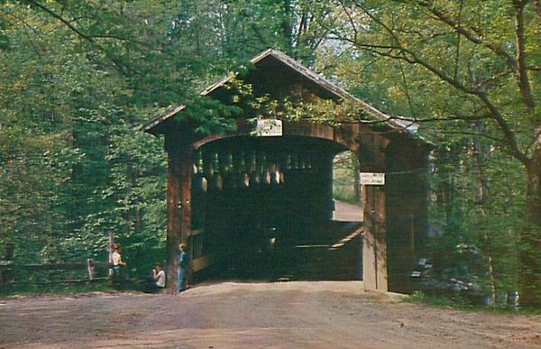 1980 Covered Bridge Near Smyrna Lowell - Belding (newer photo)